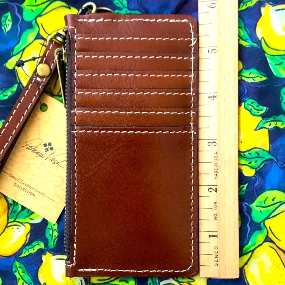 Brand New Patricia Nash Genuine Leather Almeria Card Wallet Wristlet - Picture 5 of 12